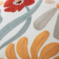 Decorative Floral Throw Pillow Cover Soft Textured Fabric Square Cushion Cover Single Pack