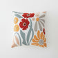 Decorative Floral Throw Pillow Cover Soft Textured Fabric Square Cushion Cover Single Pack