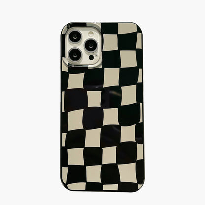 Geometric Pattern Phone Case Slim Protective Cover Modern Design