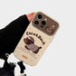 Cute Puppy Graphic Phone Case Slim Protective Cover Playful Design