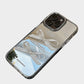 Mirror Bow Phone Case with Ribbon Graphic Design