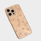 Bow Accent Phone Case with Textured Wave Pattern and Raised Bow Details