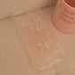 Bow Print Phone Case with Frosted Clear Finish and Slim Protective Design