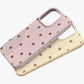 Polka Dot Phone Case with Glossy Finish Pattern Design Lightweight Protective Cover