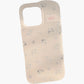 Floral Phone Case with Minimal Flower Pattern Soft Matte Finish Protective Cover