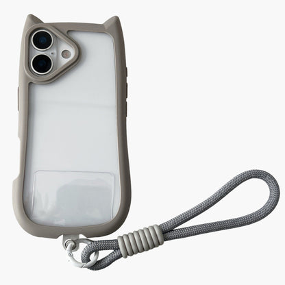 Shockproof Phone Case with Wrist Strap Protective Rugged Cover Anti Slip Grip Design