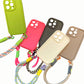 Crossbody Phone Case with Adjustable Strap Shock Resistant Silicone Cover Hands Free Design