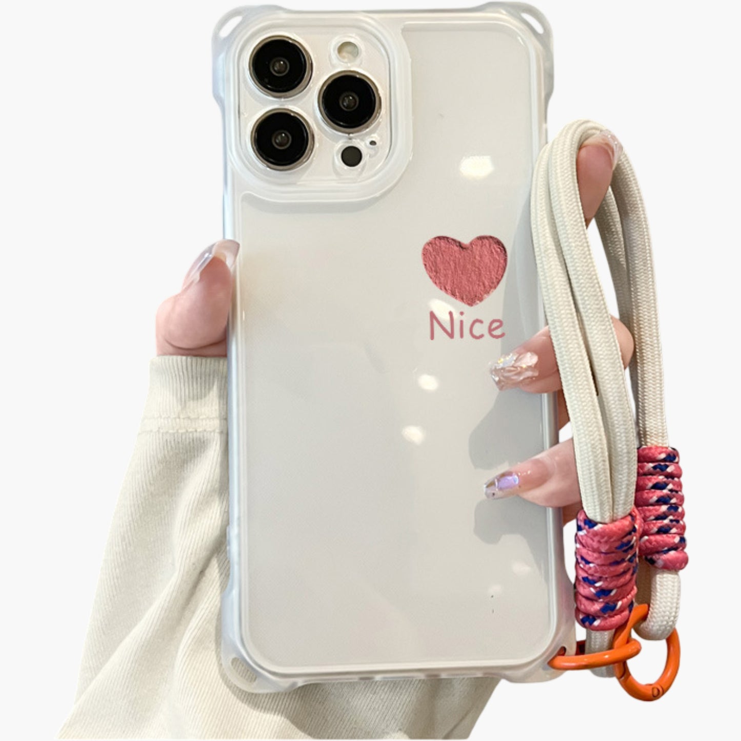 Crossbody Phone Case Adjustable Strap Shockproof Protective Cover Hands Free Design