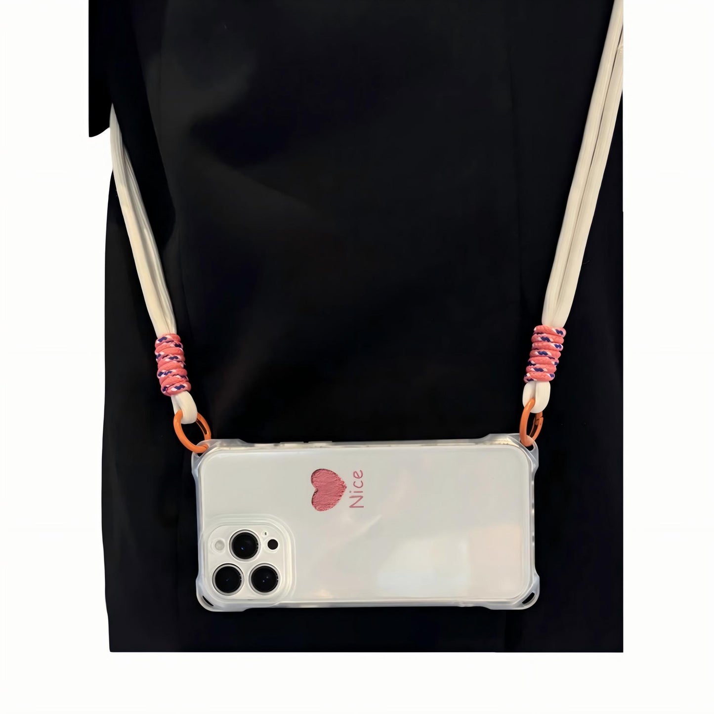 Crossbody Phone Case Adjustable Strap Shockproof Protective Cover Hands Free Design
