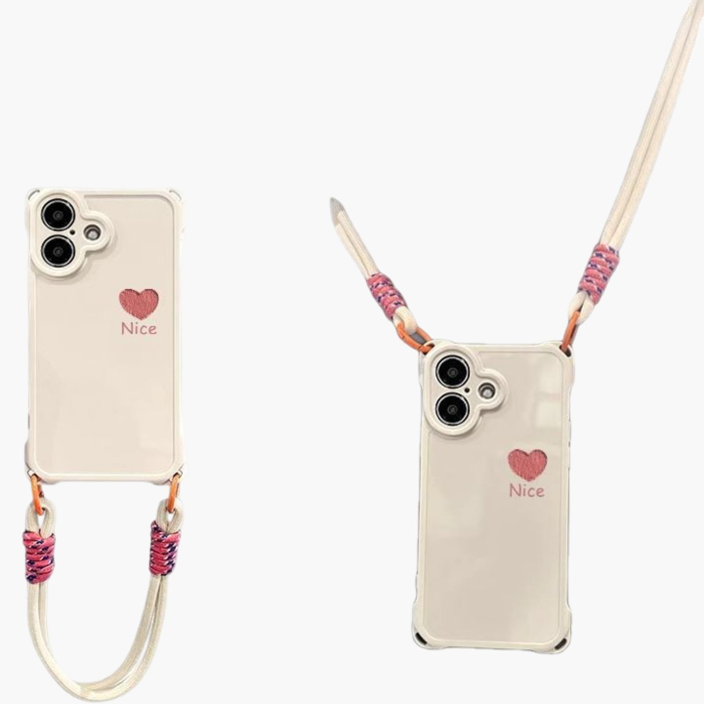 Crossbody Phone Case Adjustable Strap Shockproof Protective Cover Hands Free Design