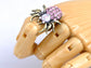 Rose Pink Body Spider Insect Bug Design Jewelry Ring