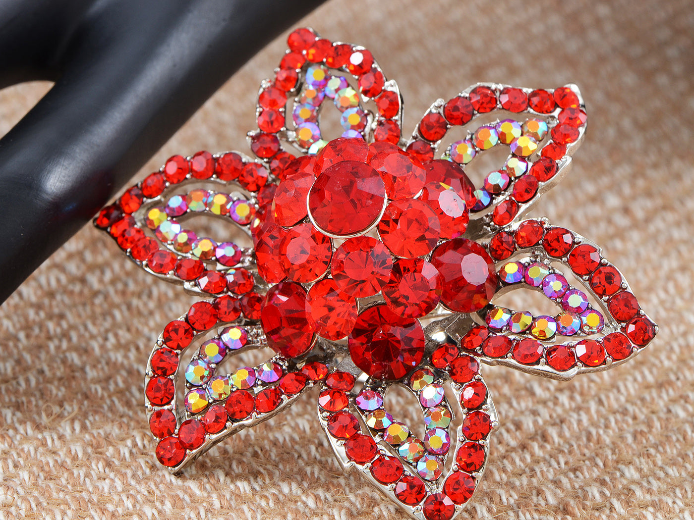 Multi Coloured Bursting Flower Ring