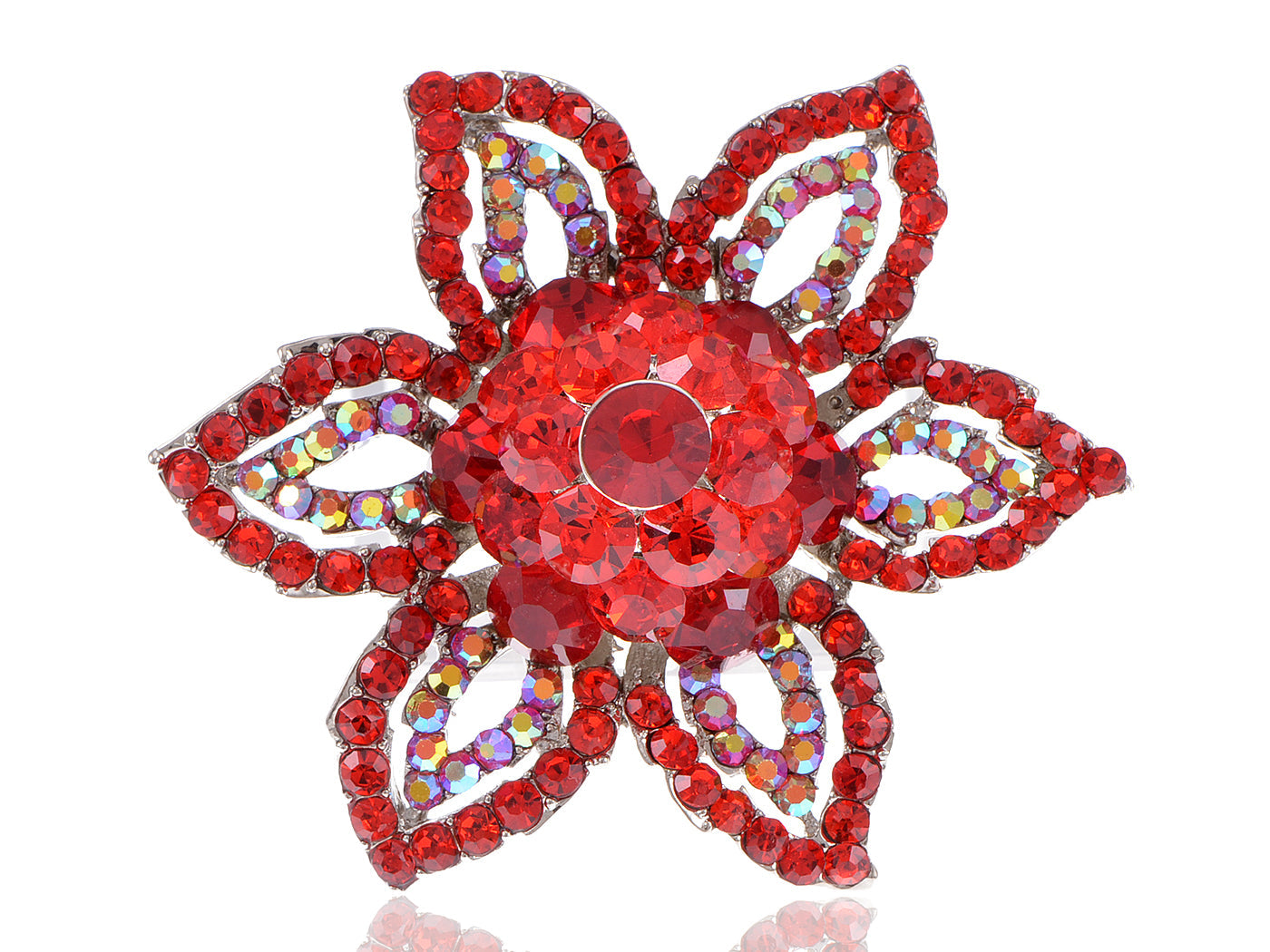 Multi Coloured Bursting Flower Ring