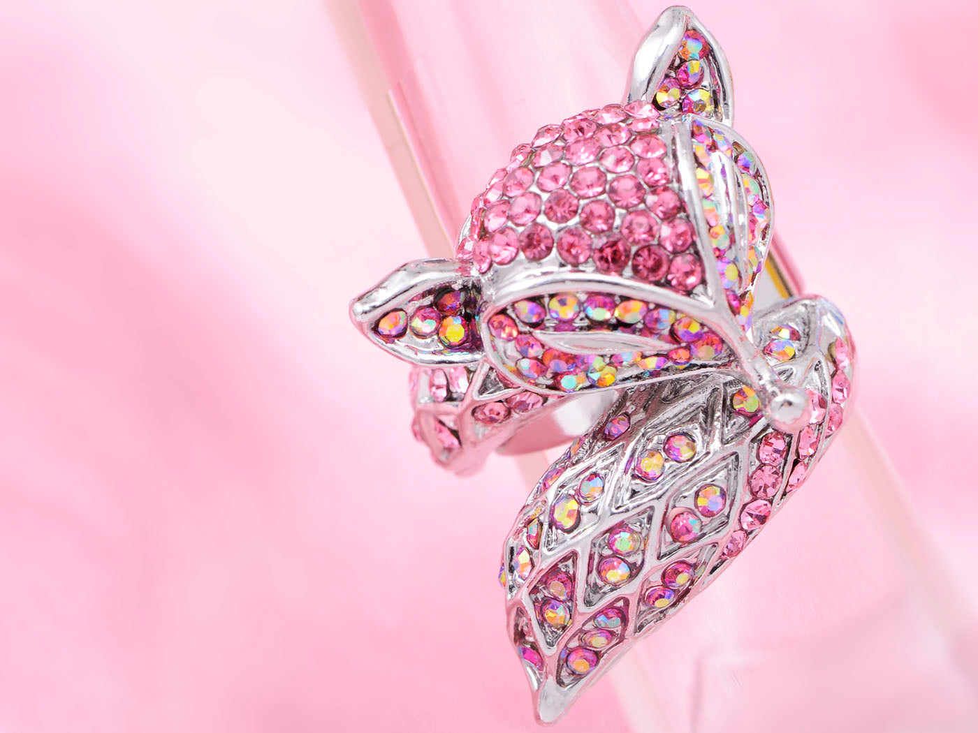 Pink Foxy Fox Animal Ring