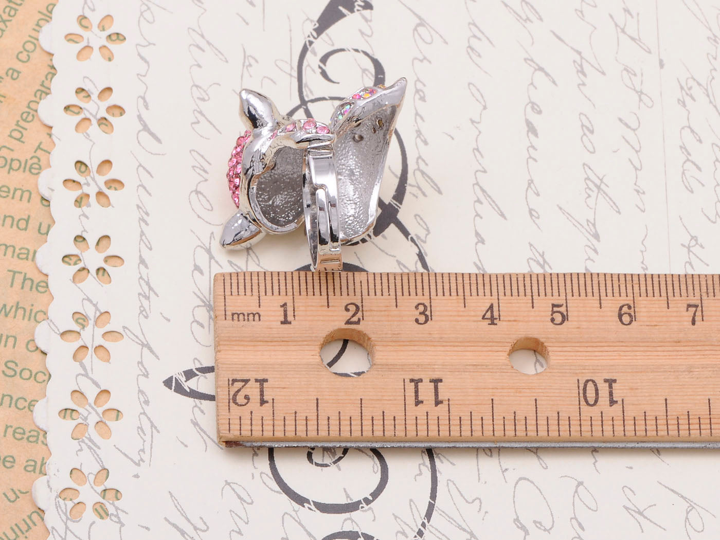 Pink Foxy Fox Animal Ring