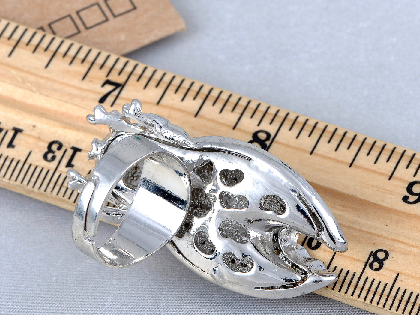 Flying Bug Black Eyed Insect Ring