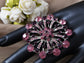 Rose Ruby Bright Firework Cluster Fun Ring