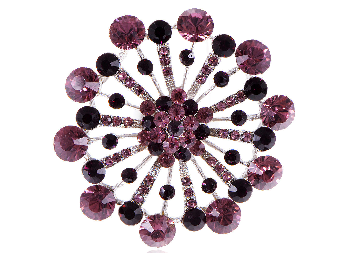 Rose Ruby Bright Firework Cluster Fun Ring