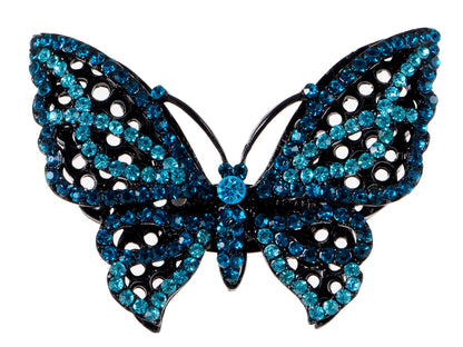 Czech Water Blue Butterfly Ring