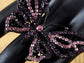 Pink Sparkle Enamel Wing Body Butterfly Ring