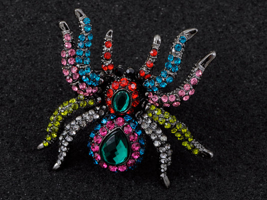 Colorful Spider Tarantula Bug Ring