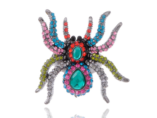 Colorful Spider Tarantula Bug Ring