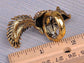 Antique Light Topaz Colored Squirrel Ring