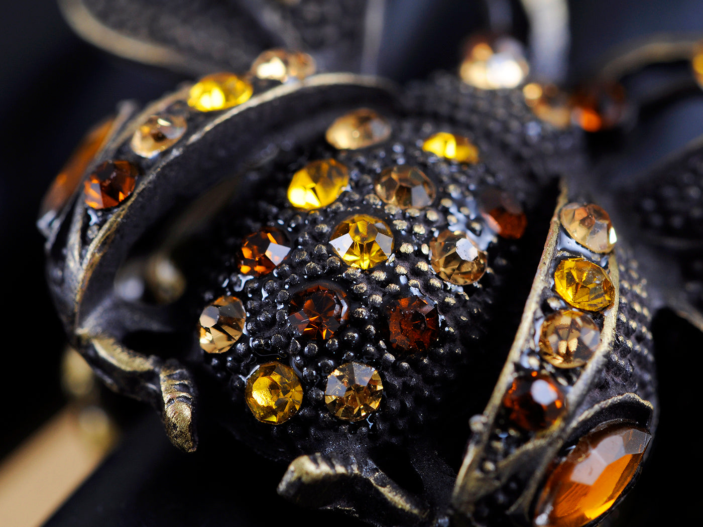 Lady Bug Topaz Stretchable Ring