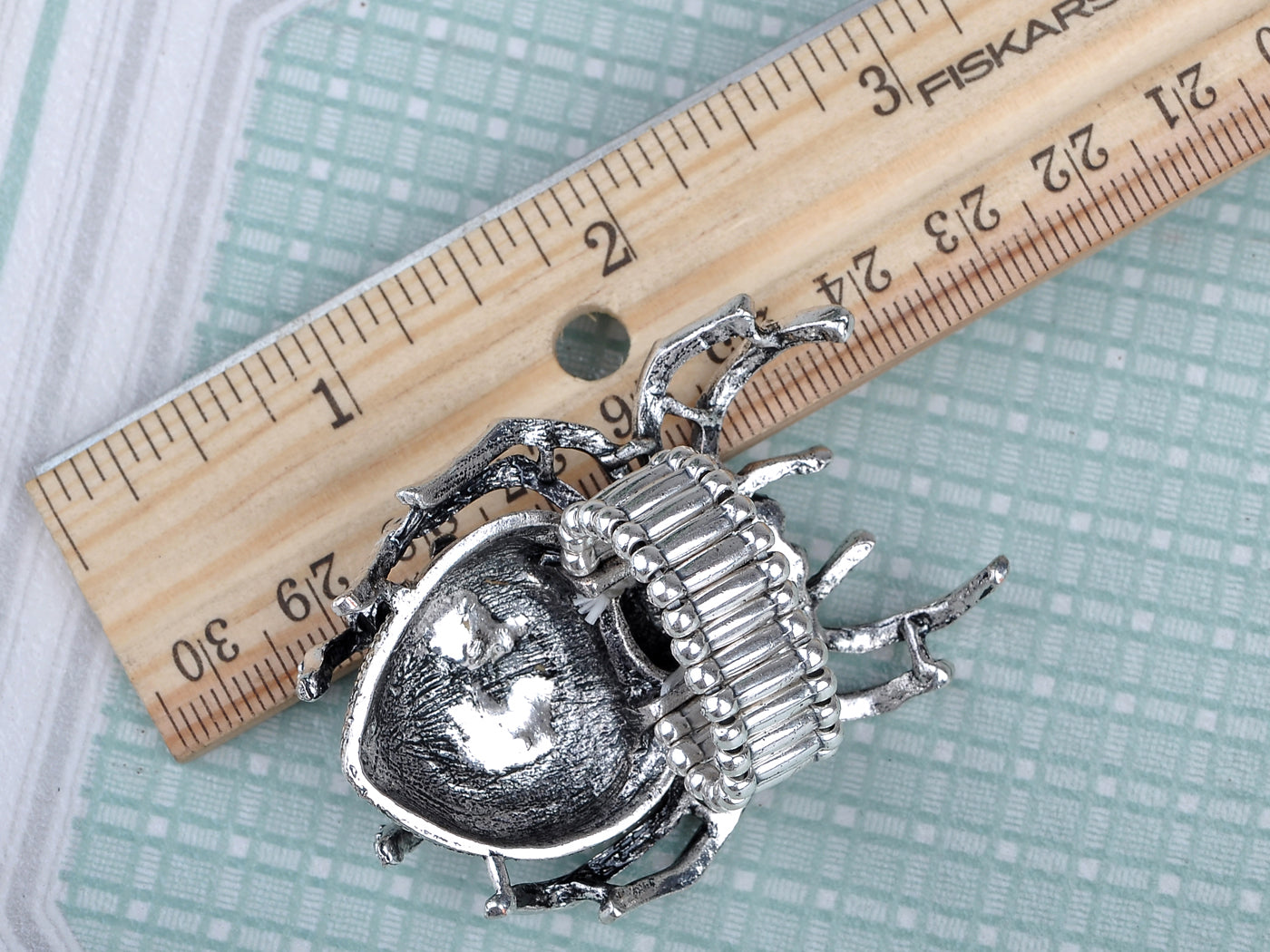 Silver Halloween Mother Spider Ring