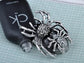 Silver Halloween Mother Spider Ring