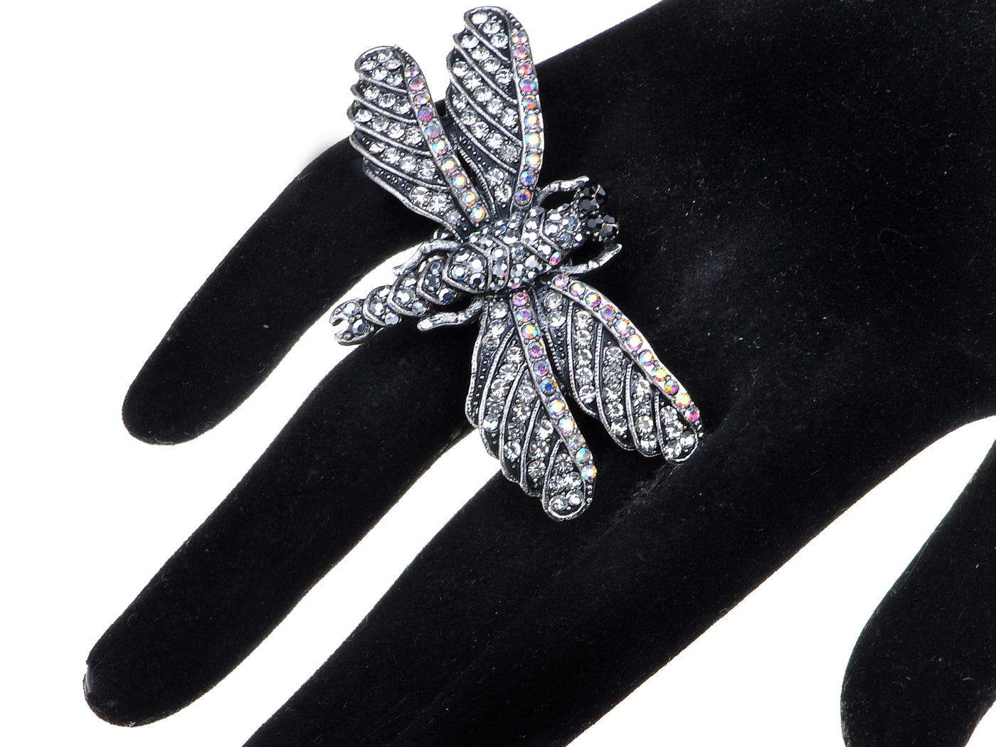 Giant Winged Dragonfly Bug Ring