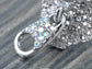 Aurora Borealis Zipper W Pull Tab Statement Ring