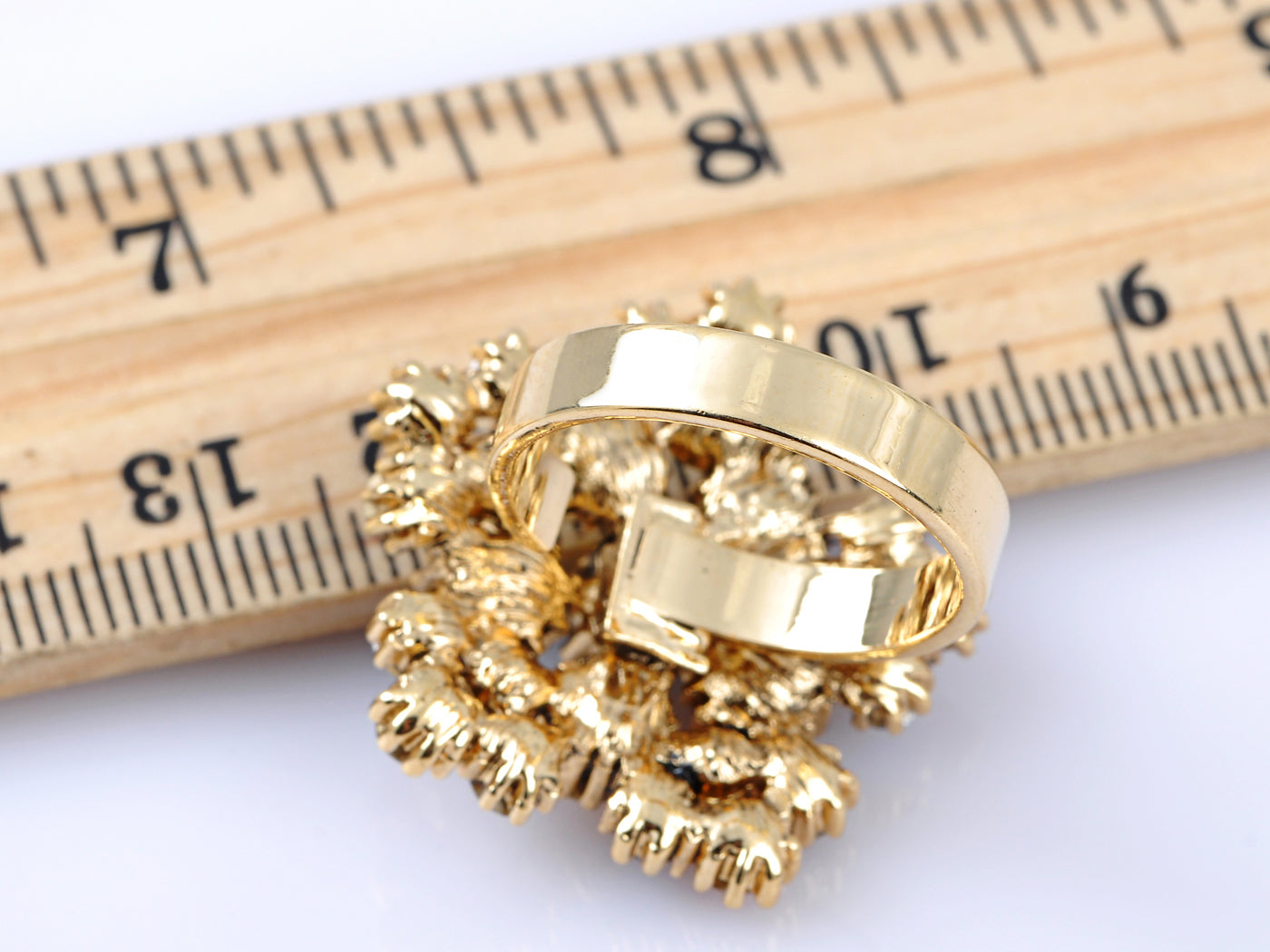 Multi Coloured Bursting Flower Ring