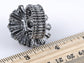 Gun Grunge Dark 3D Sun Star Burst Ring
