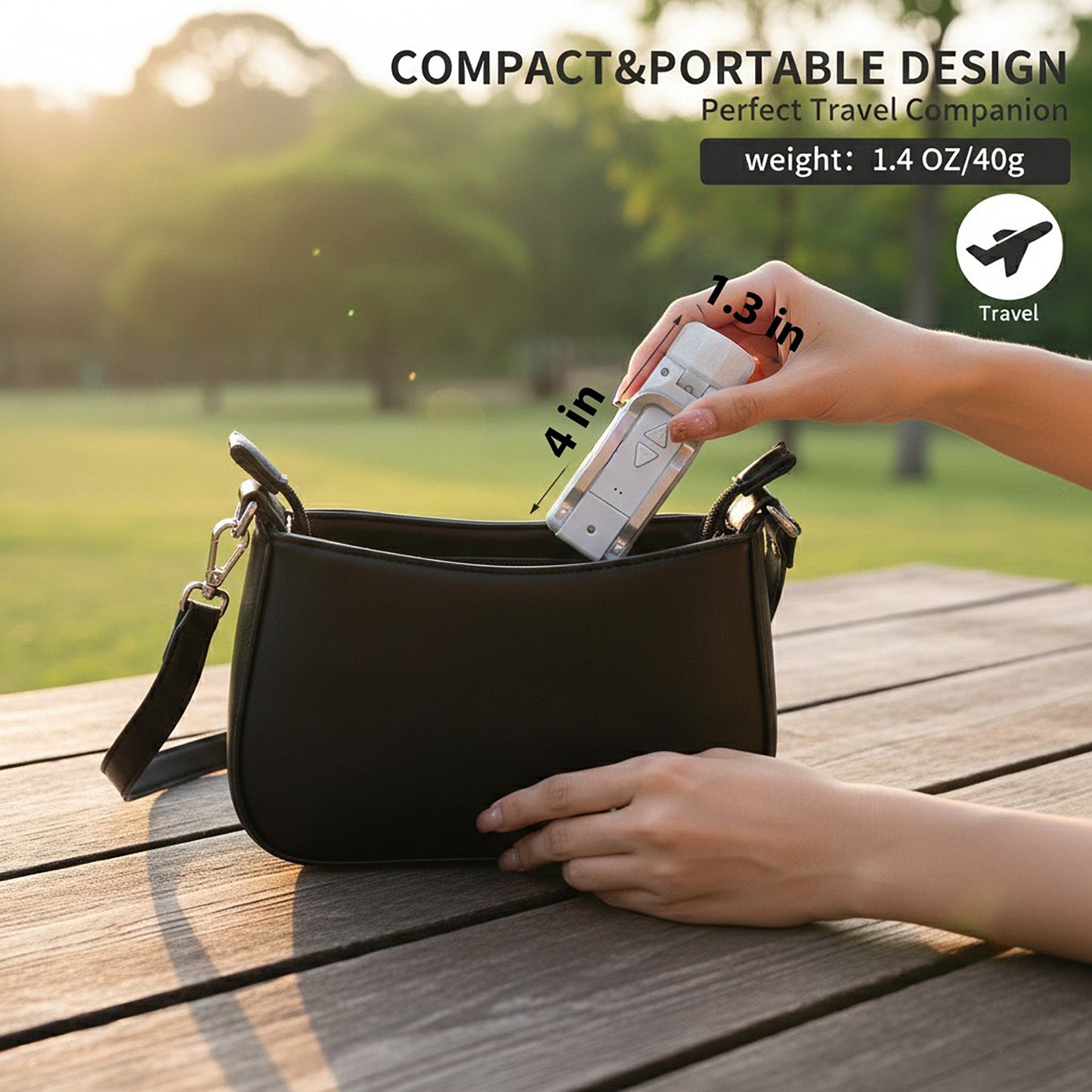 Foldable Clip LED Light with Adjustable Controls and Compact Design