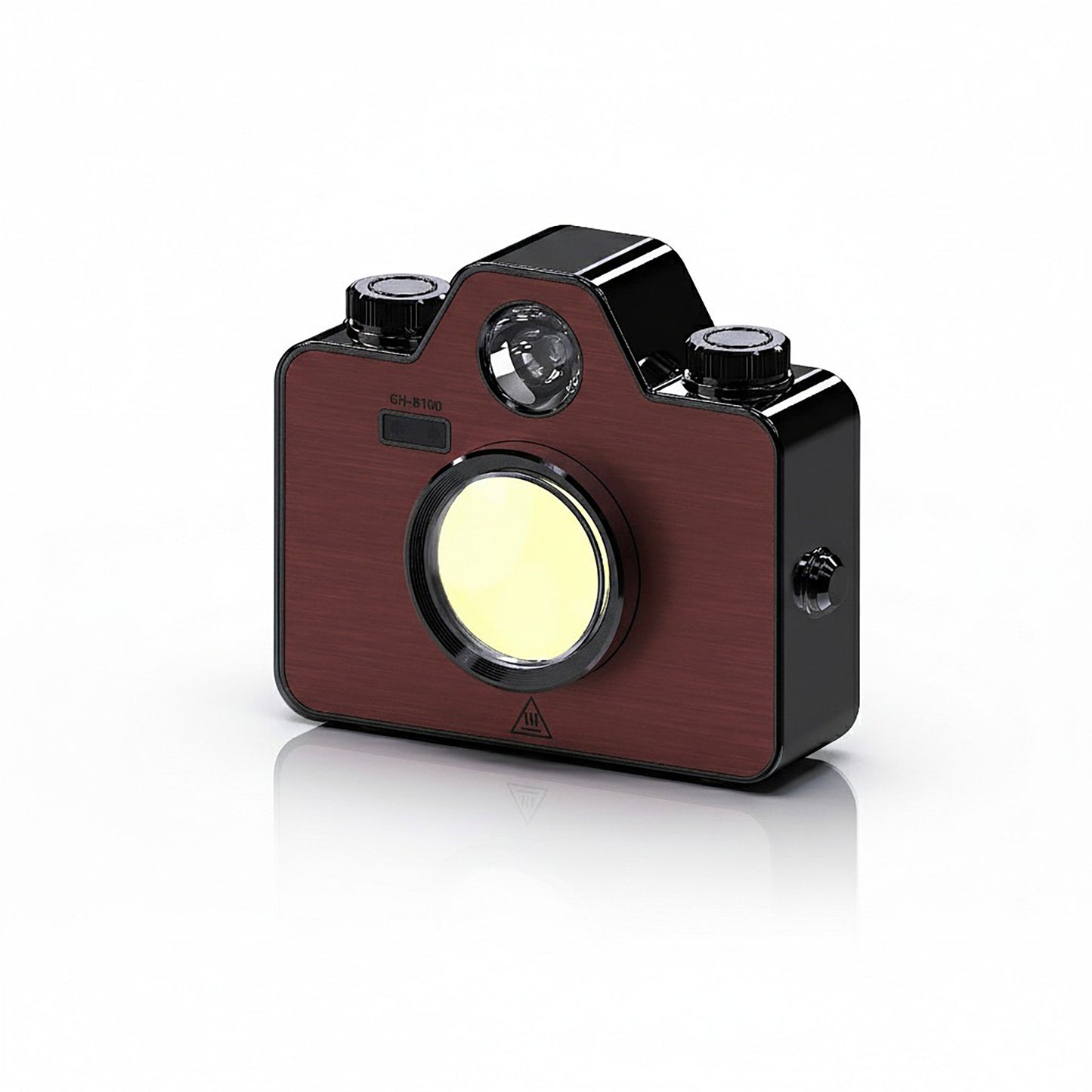 Retro Camera Style Rechargeable LED Light with Adjustable Brightness and Multiple Light Modes