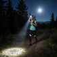 Adjustable LED Headlamp with Rechargeable Battery and Hands-Free Outdoor Lighting