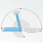 Clip-On Rechargeable LED Reading Light with Adjustable Angle and Compact Foldable Design