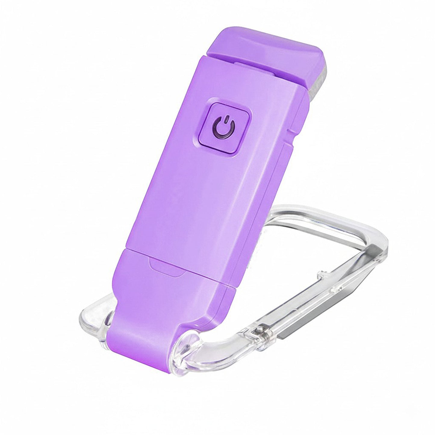 Clip-On Rechargeable LED Reading Light with Adjustable Angle and Compact Foldable Design