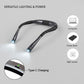 Wearable Neck Reading Light with Dual Adjustable LED Arms and Hands-Free Flexible Design