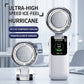 Handheld Turbo Fan with Digital Display and Adjustable Airflow Control