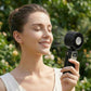 Handheld Turbo Fan with Foldable Head and Digital Display Controls