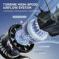 Handheld Turbo Fan with Foldable Head and Digital Display Controls
