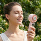Handheld Turbo Fan with Foldable Head and Digital Display Controls