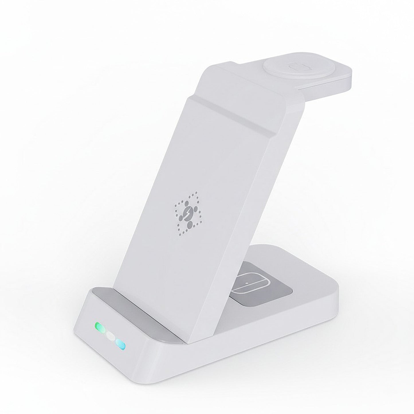 Wireless Charging Stand with Multi-Device Dock and LED Charging Indicator