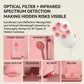 Hidden Camera Detector with Infrared Lens Finder Portable Privacy Scanner Anti Spy Device