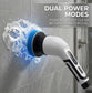 Electric Spin Scrubber Cleaning Brush with Adjustable Extension Handle Multi Head