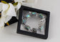 Alilang Natural Abalone Shell Bracelet Exquisite Retro Geometric Shape Silvery Tone Link Bracelet