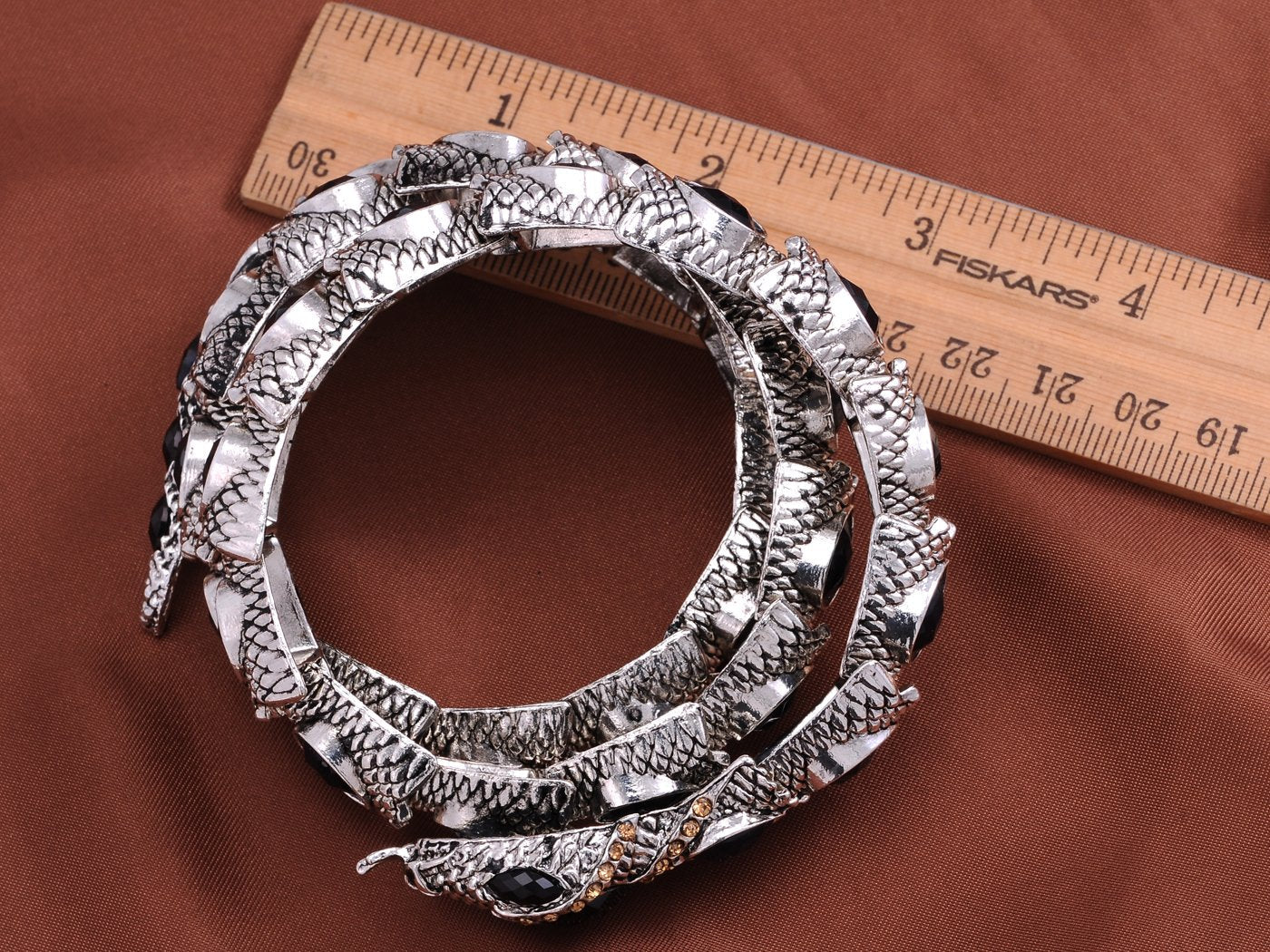 Egyptian Snake Stretchable Cuff Wrap Bracelet