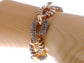 Infinity Loop Abstract Coiling Snake Serpent Rope Cord Chain Bangle Bracelet